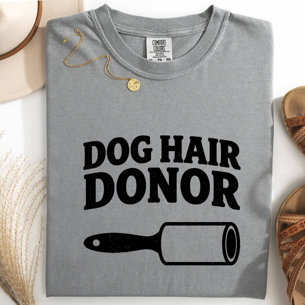 Funny Dog Mom Shirt for Women – Nostalgic Pet Hair Remover Graphic Tee