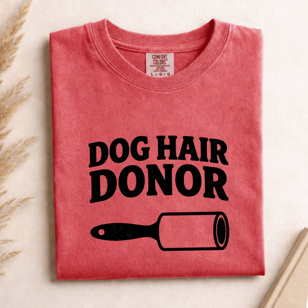 Funny Dog Mom Shirt for Women – Nostalgic Pet Hair Remover Graphic Tee