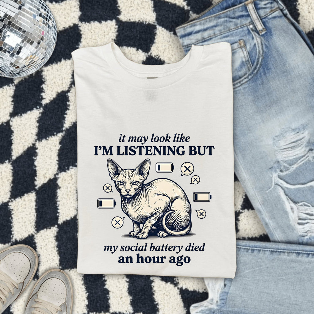 Sphynx Cat Shirt for Women – Hairless Cat Graphic Tee