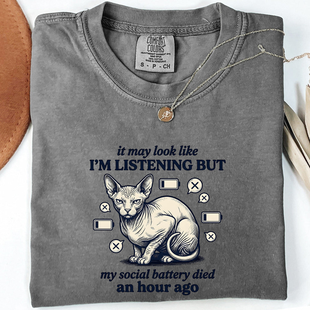 Sphynx Cat Shirt for Women – Hairless Cat Graphic Tee