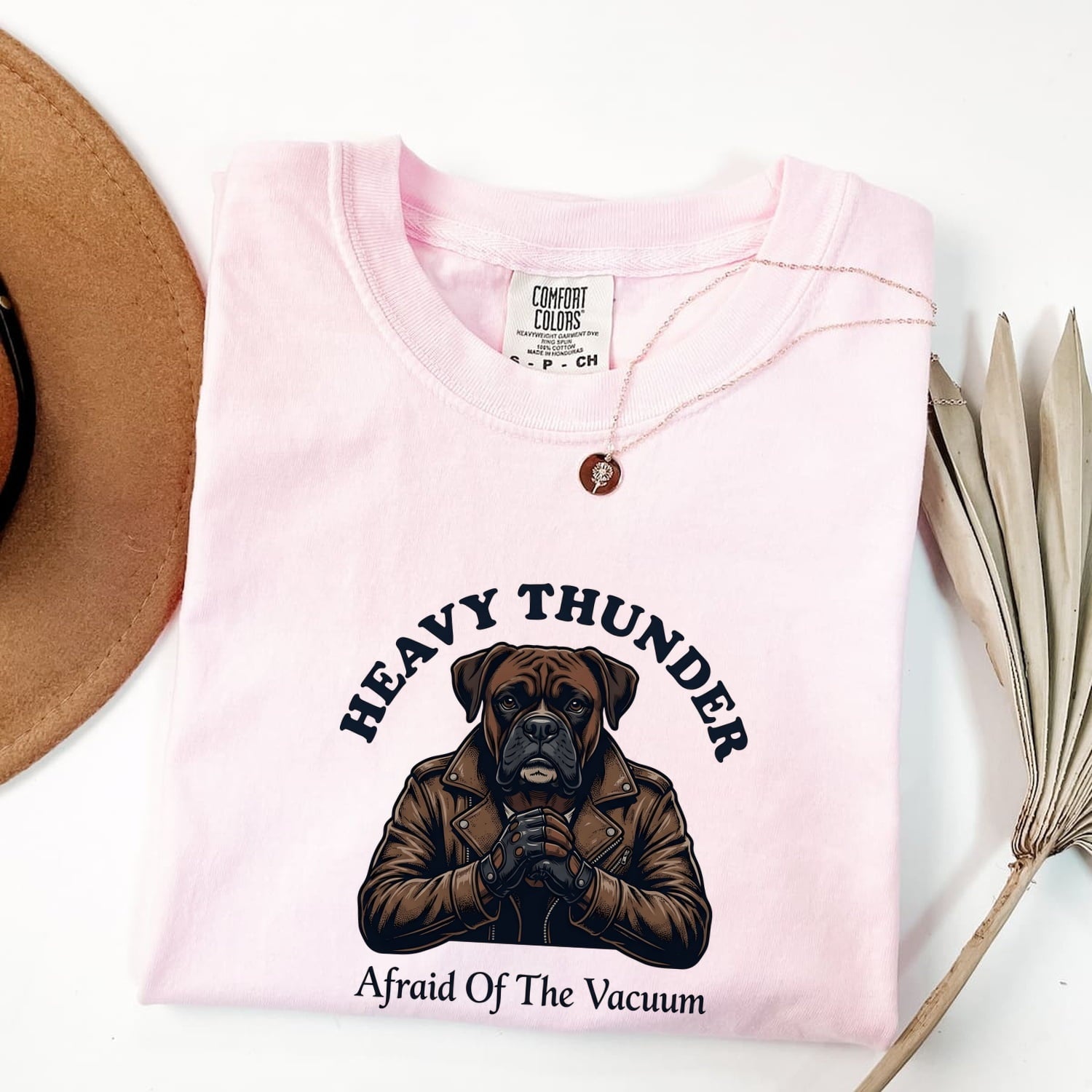 Boxer Dog Shirt for Women – Funny Vintage Parody Graphic Tee