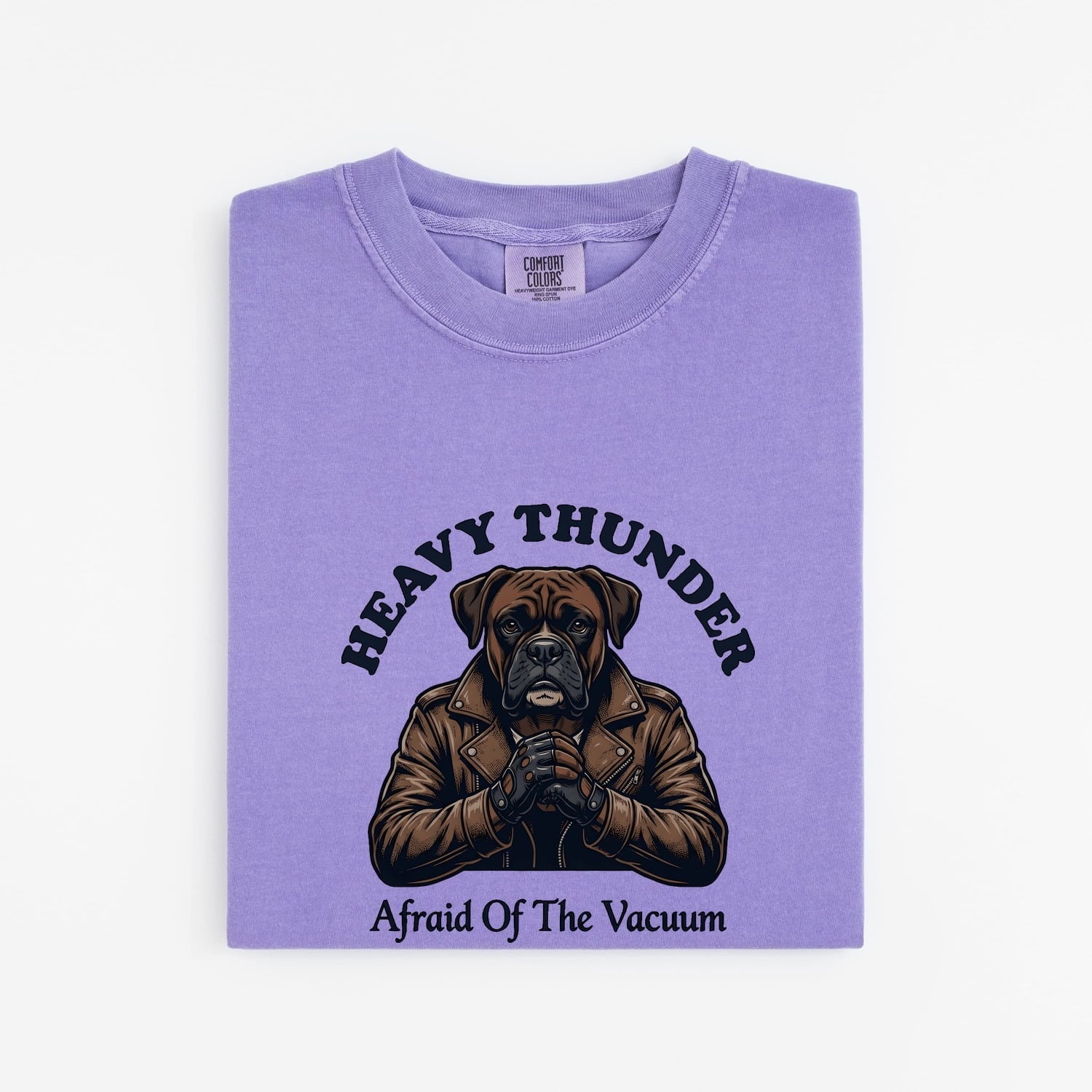 Boxer Dog Shirt for Women – Funny Vintage Parody Graphic Tee
