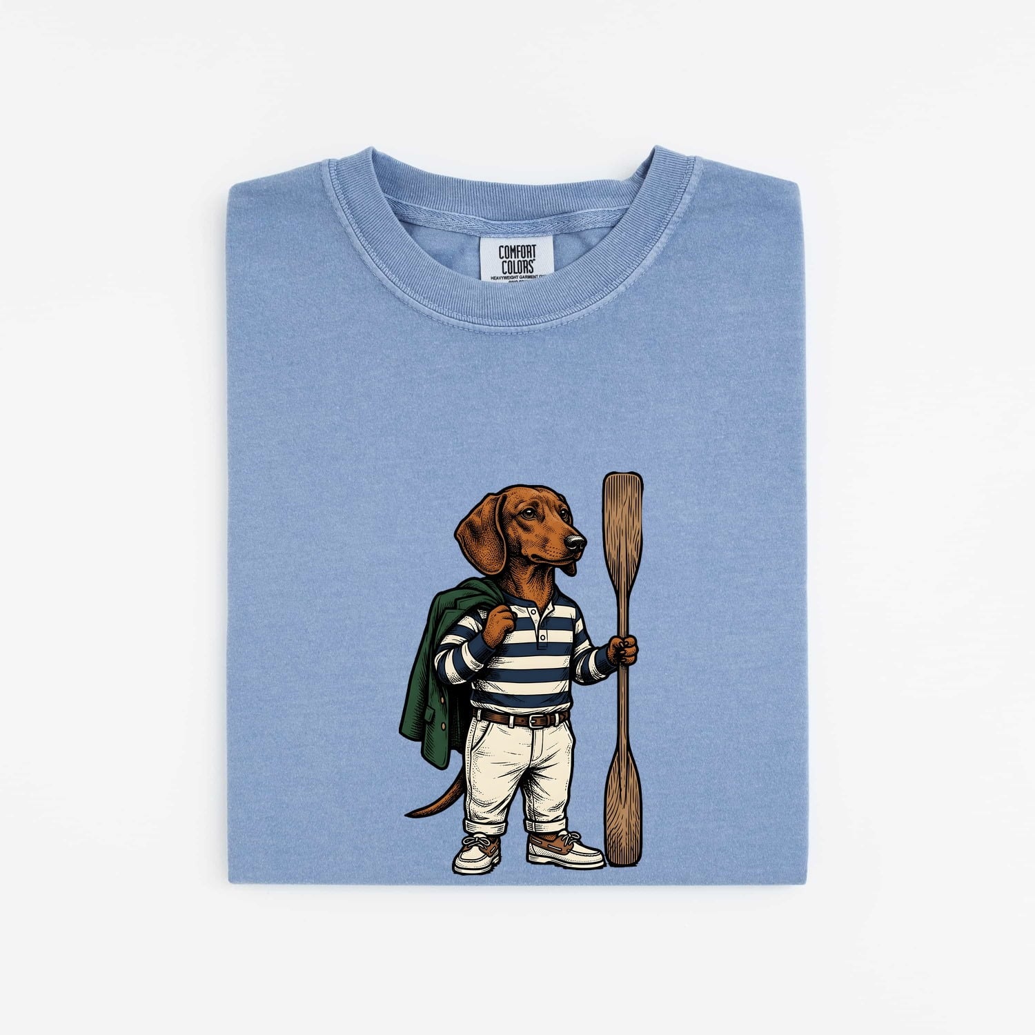 Dachshund Shirt for Women – Vintage Wiener Dog Hiking Graphic Tee