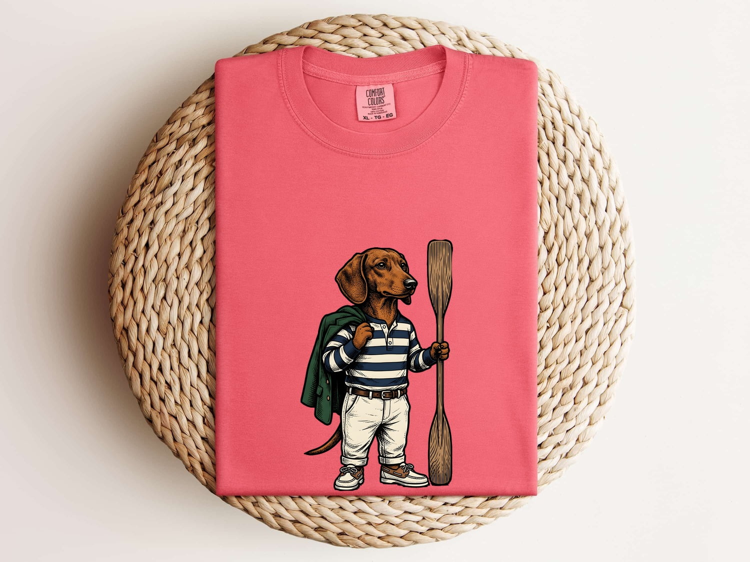 Dachshund Shirt for Women – Vintage Wiener Dog Hiking Graphic Tee