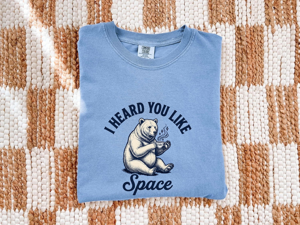 Bear Tea Shirt Bear Pets Gift Women Classic Tee Tea T-Shirt Bear Fan Vintage Tshirt Animal Graphic Doodle Mug Tshirt