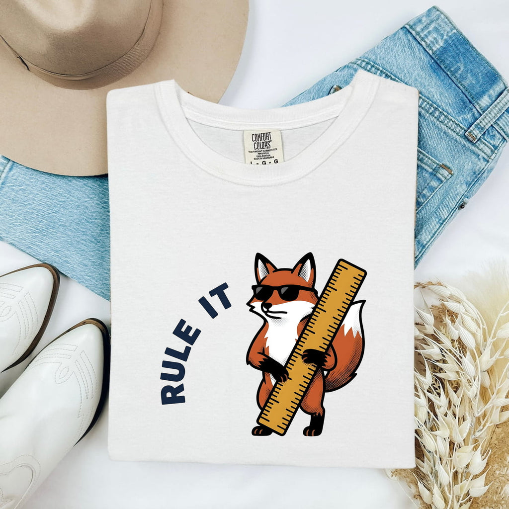 Fox Monarch Shirt Teachers Pets Gift Women Animated Tee Fox T-Shirt Educator Enthusiast Cartoon Tshirt Animal Graphic Classic Glasses Tshirt