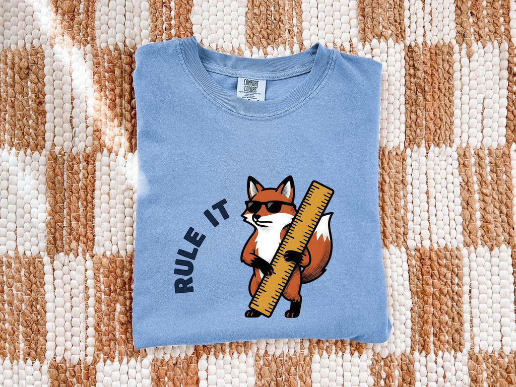Fox Monarch Shirt Teachers Pets Gift Women Animated Tee Fox T-Shirt Educator Enthusiast Cartoon Tshirt Animal Graphic Classic Glasses Tshirt