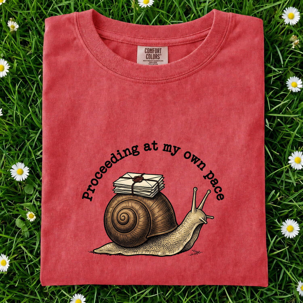 Postal Snail Shirt Funny Pet Gift Women Retro Tee Snail T-Shirt Humor Fan Vintage Tshirt Animal Graphic Sketch Letters Tshirt