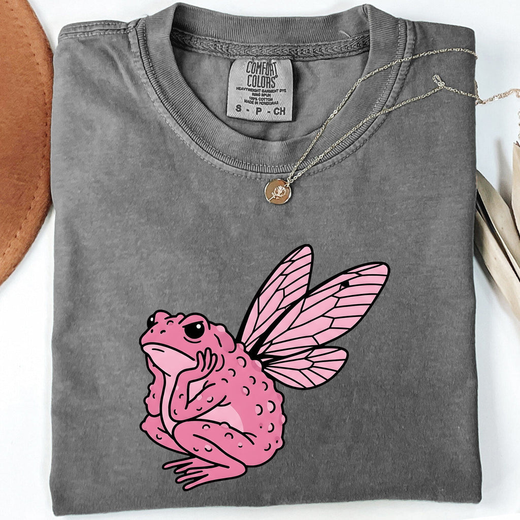 Tiny Frog Shirt Cute Pet Gift Women Doodle Tee Toad T-Sh