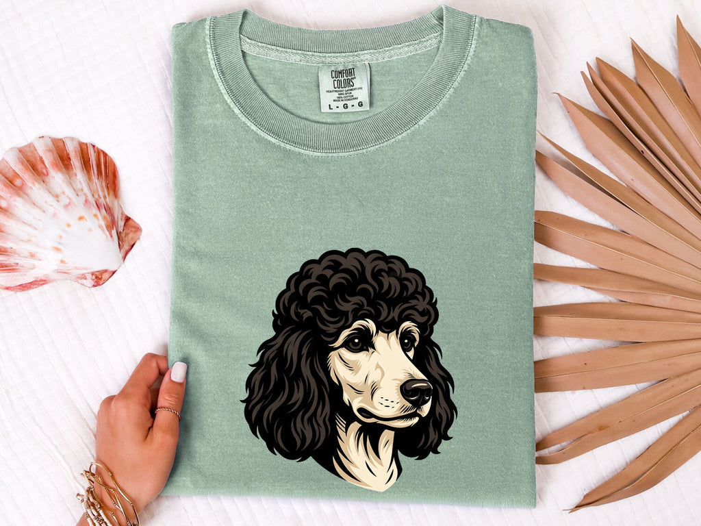 Poodle Shirt for Women – Vintage Fluffy Dog Graphic Tee
