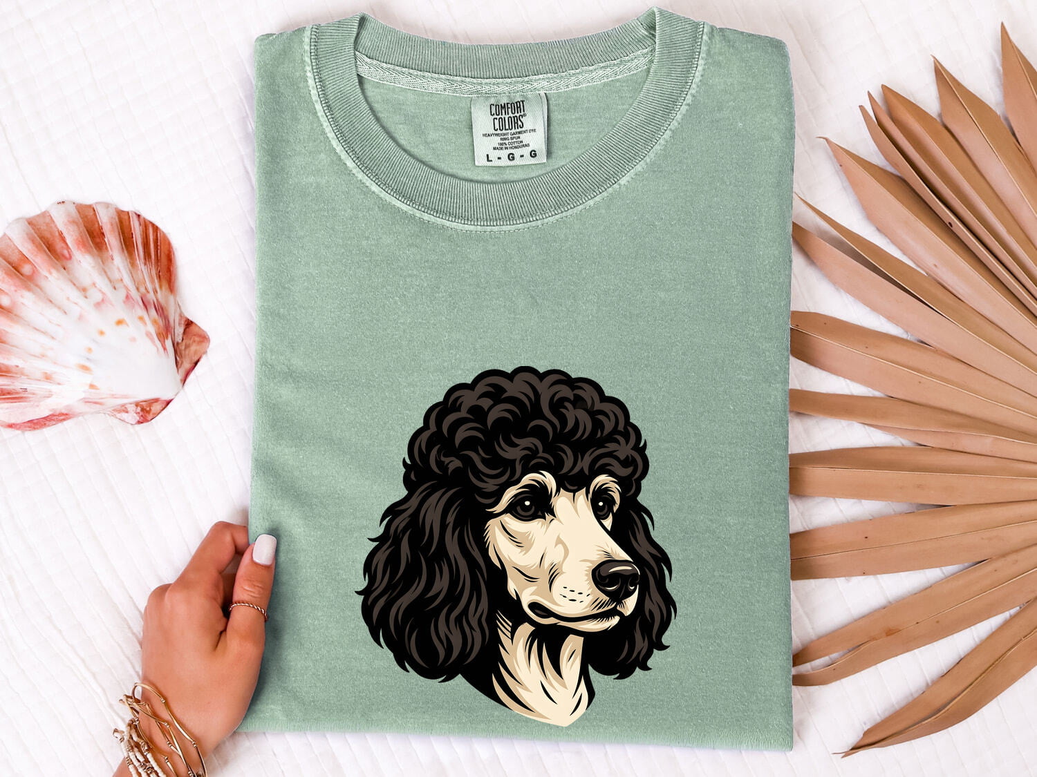 Poodle Shirt for Women – Vintage Fluffy Dog Graphic Tee