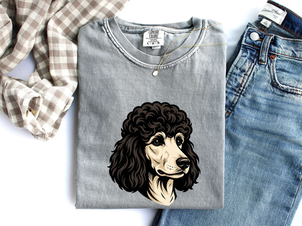 Poodle Shirt for Women – Vintage Fluffy Dog Graphic Tee