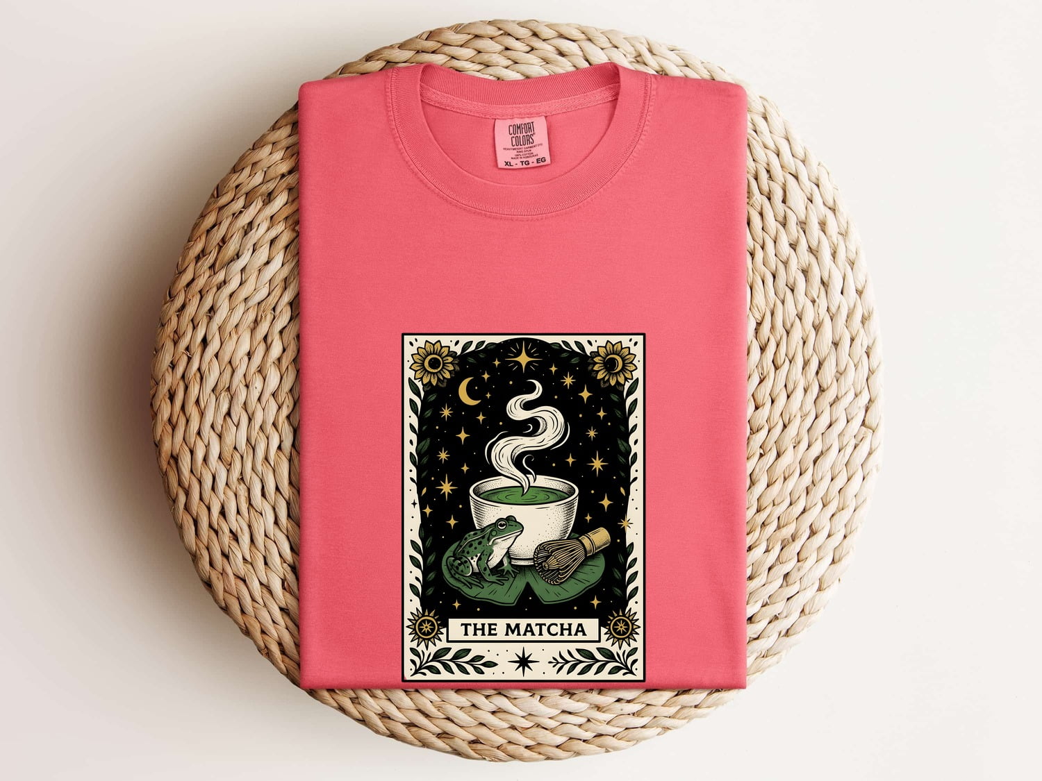 Tea Cup Shirt Drinks Pets Gift Women Textured Tee Mug T-Shirt Beverage Fan Teacup Tshirt Animal Graphic Classic Tree Frog Tshirt