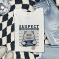 Grumpy Cat Shirt for Women – Vintage Mugshot Police Lineup Graphic Tee