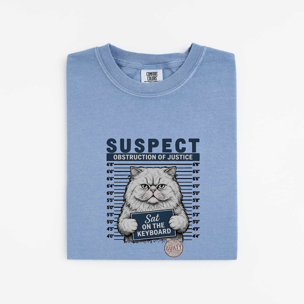 Grumpy Cat Shirt for Women – Vintage Mugshot Police Lineup Graphic Tee