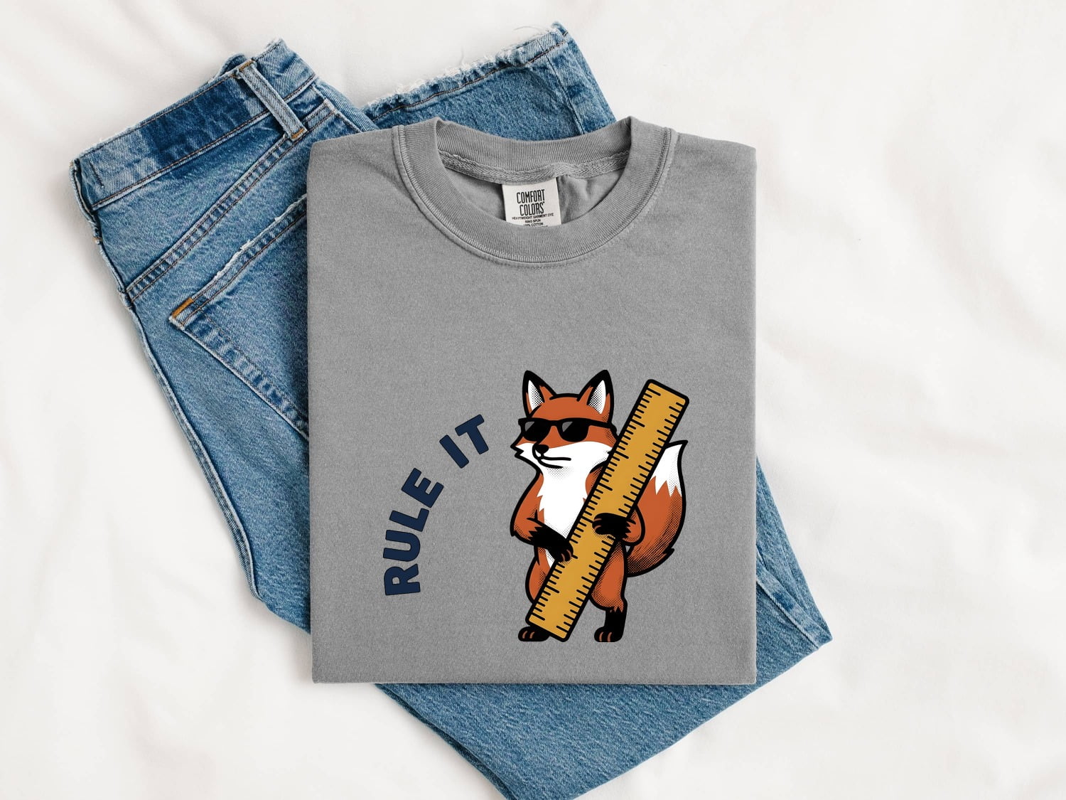Fox Monarch Shirt Teachers Pets Gift Women Animated Tee Fox T-Shirt Educator Enthusiast Cartoon Tshirt Animal Graphic Classic Glasses Tshirt