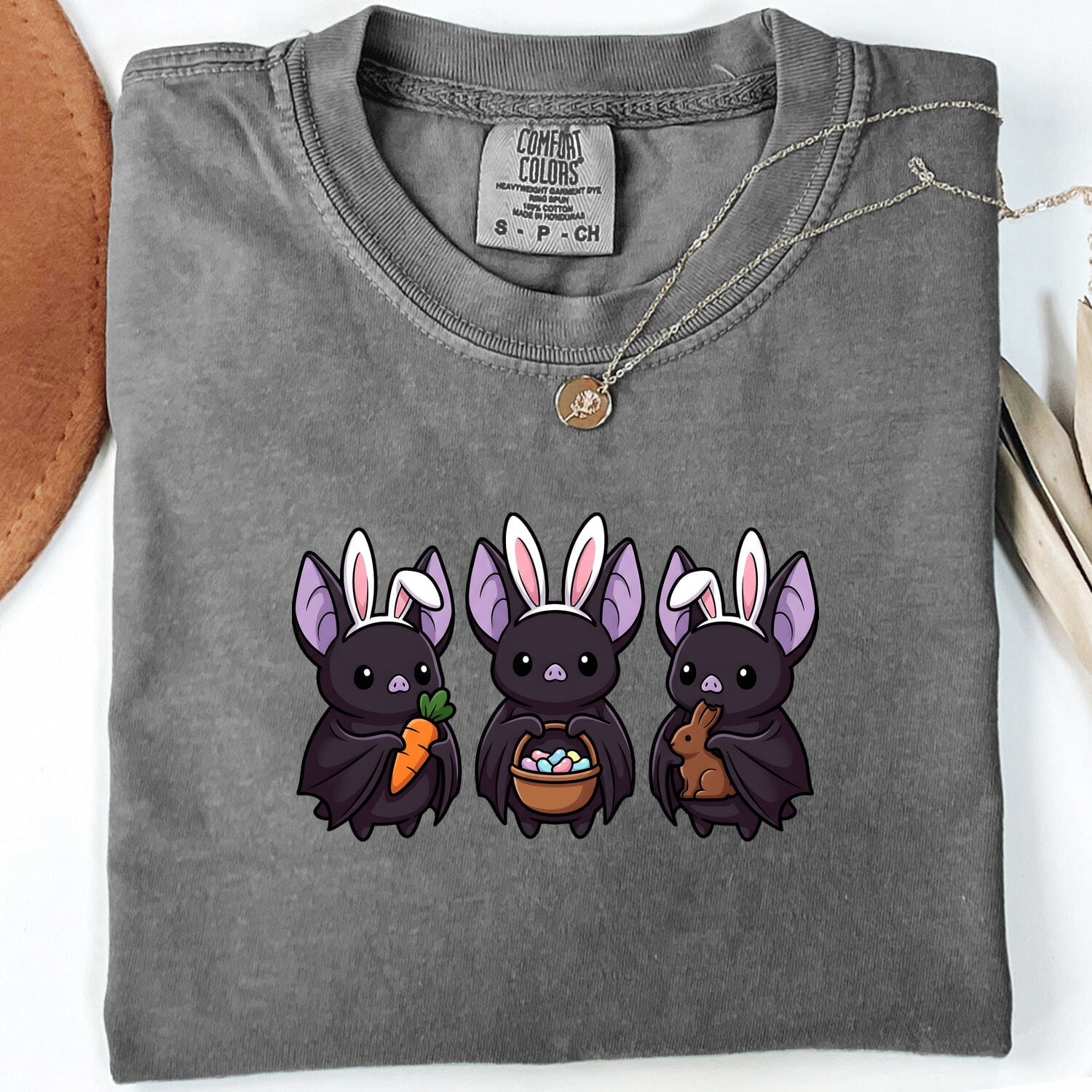 Hare Ears Shirt Easter Pet Gift Women Playful Tee Bunny Ears T-Shirt Easter Fan Rabbit Tshirt Animal Graphic Caricature Treat Basket Tshirt