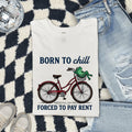 Frog Cycle Shirt Funny Pet Gift Women Caricature Tee Toad T-Shirt Comedy Fan Cartoon Tshirt Animal Graphic Classic Crate Tshirt