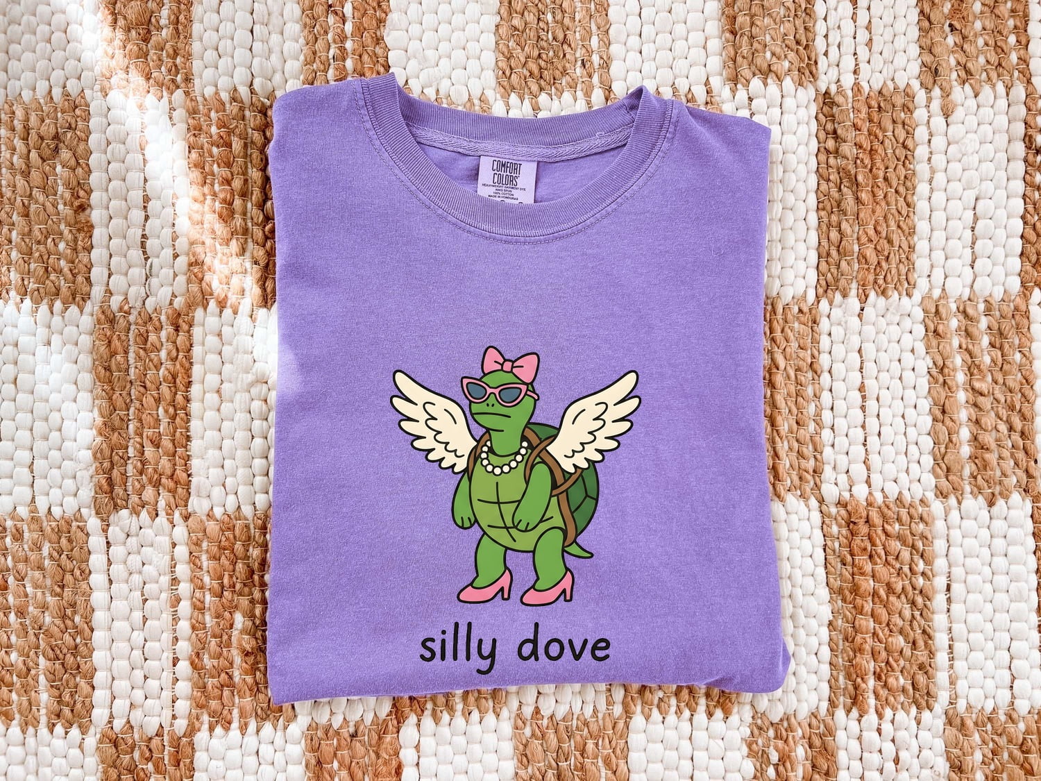 Turtle Wings Shirt Funny Pet Gift Women Animated Tee Torso T-Shirt Humor Fan Cartoon Tshirt Animal Graphic Quirky Cool Glasses Tshirt