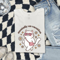 Kitty Shades Shirt for Women – Funny Kawaii Cat Eye Sunglasses Comic Flowers Graphic Tee
