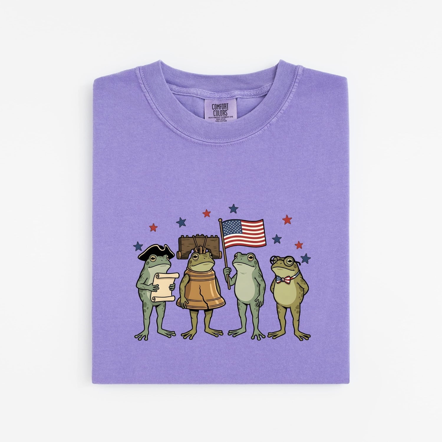 Usa Frogs Shirt America Pets Gift Women Line Art Tee Toad T-Shirt Patriotic Fan Drawing Graphic Sketch Stars And Stripes Tshirt