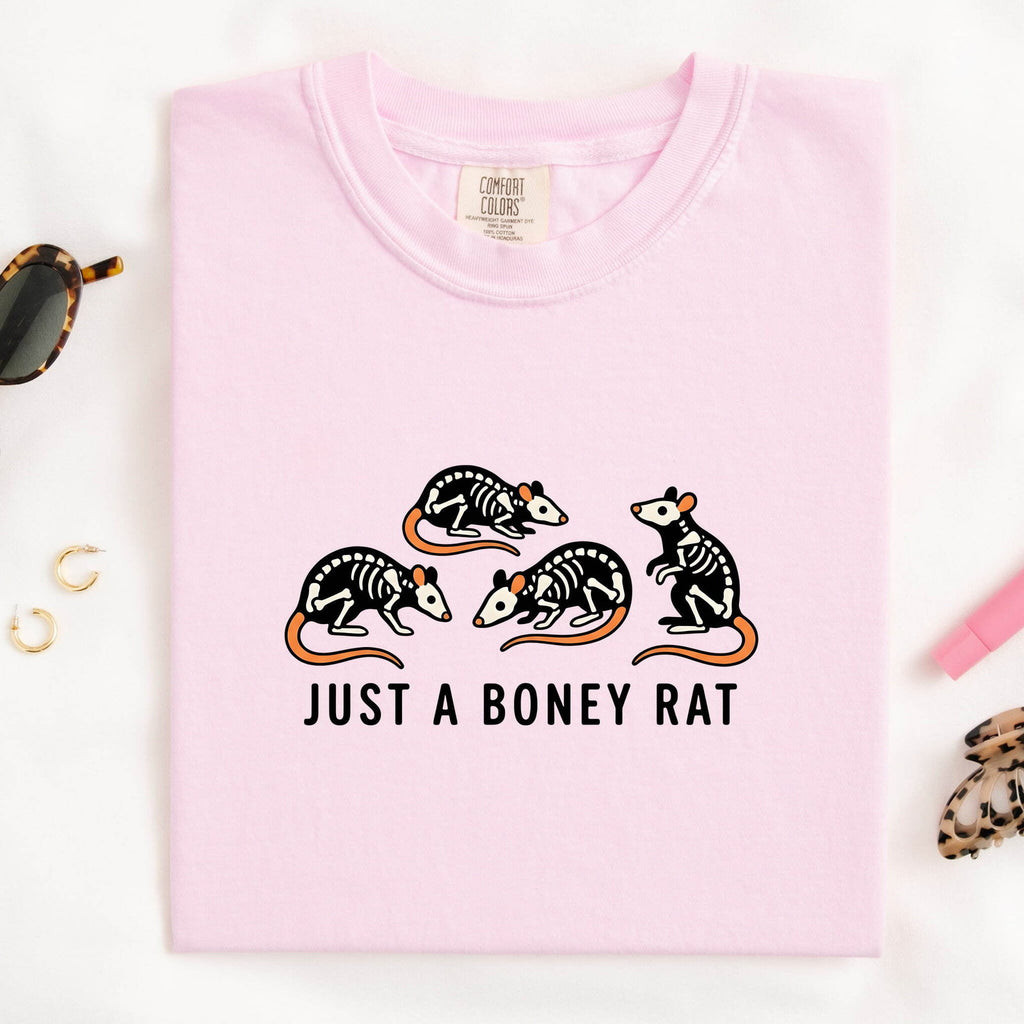 Skull Mouse Shirt Halloween Pet Gift Women Comic Tee Rodent T-Shirt Horror Fan Cartoon Tshirt Animal Graphic Vintage Bright Tail Tshirt