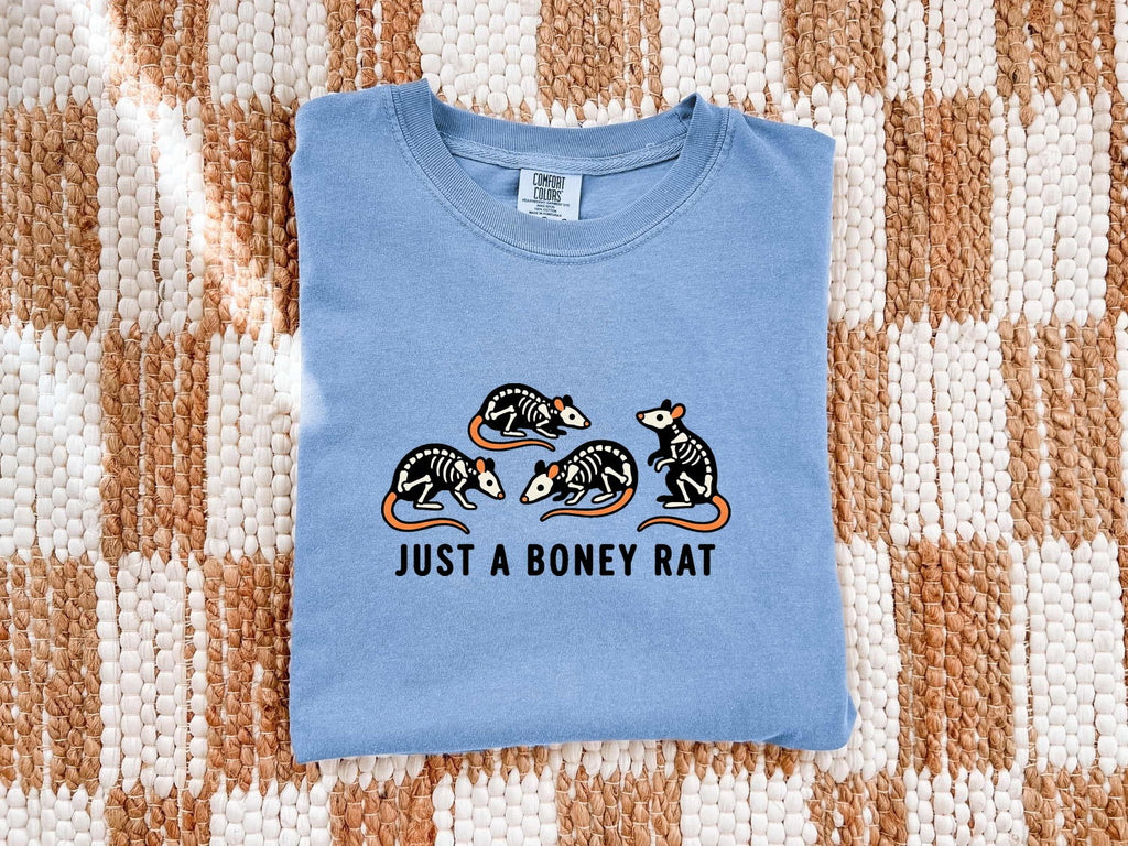 Skull Mouse Shirt Halloween Pet Gift Women Comic Tee Rodent T-Shirt Horror Fan Cartoon Tshirt Animal Graphic Vintage Bright Tail Tshirt