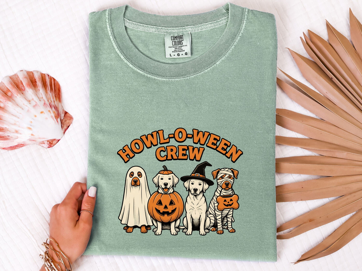 Spooky Dogs Shirt Halloween Pet Gift Women Comic Tee Scary Dogs T-Shirt Halloween Fan Creepy Canine Graphic Tshirt Retro Outfits Tshirt