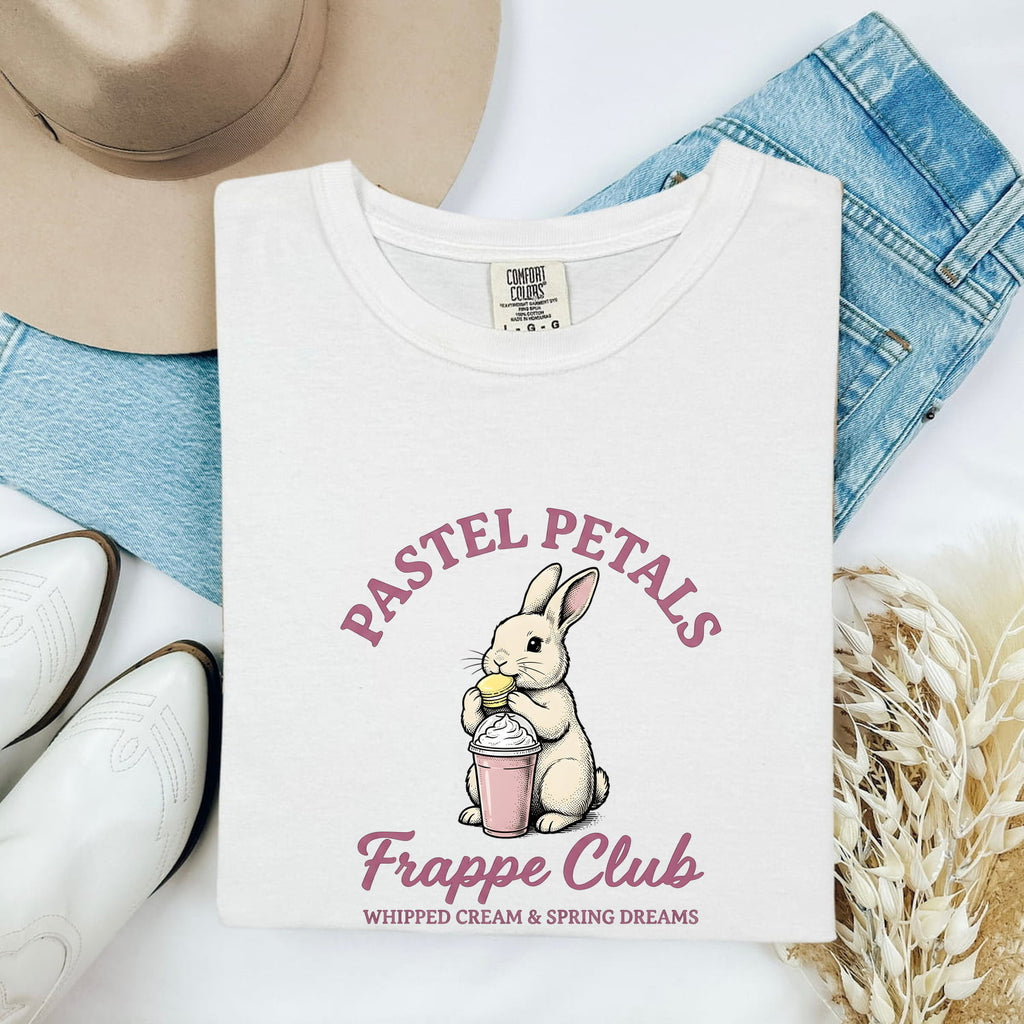 Rabbit Smoothie Shirt Easter Pet Gift Women Adorable Tee Smoothie T-Shirt Easter Fan Bunny Tshirt Cute Pet Graphic Retro Cookie Tshirt