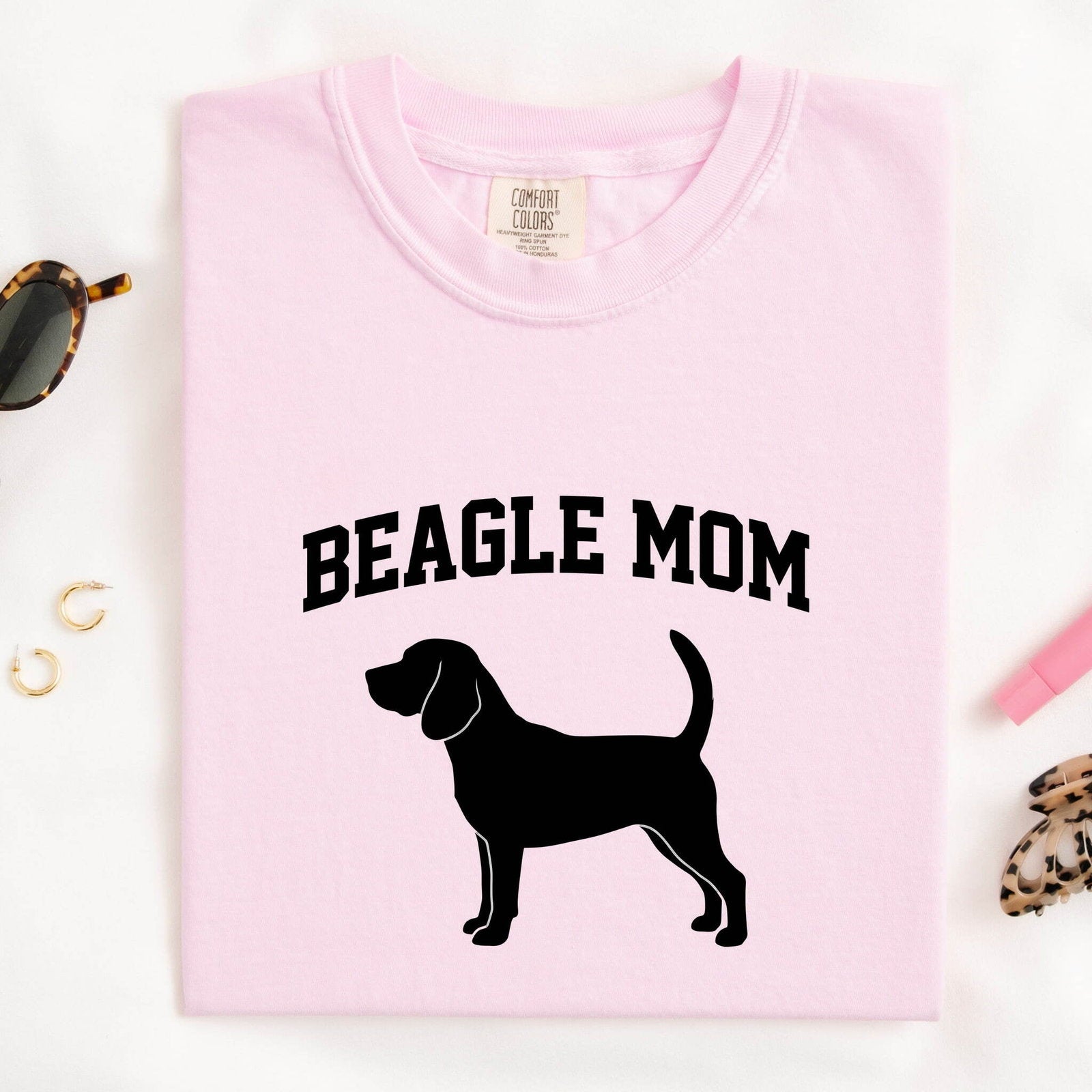 Beagle Puppy Shirt Dog Pets Gift Women Outline Tee Puppy T-Shirt Dog Fan Hound Tshirt Animal Graphic Modern Dog Parent Tshirt