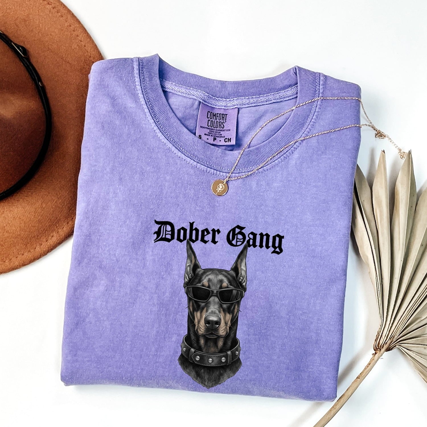Doberman Dog Shirt Dog Pet Gift Women Realistic Tee Dobermann T-Shirt Dog Fan Realistic Tshirt Animal Graphic Vintage Sunglasses Tshirt