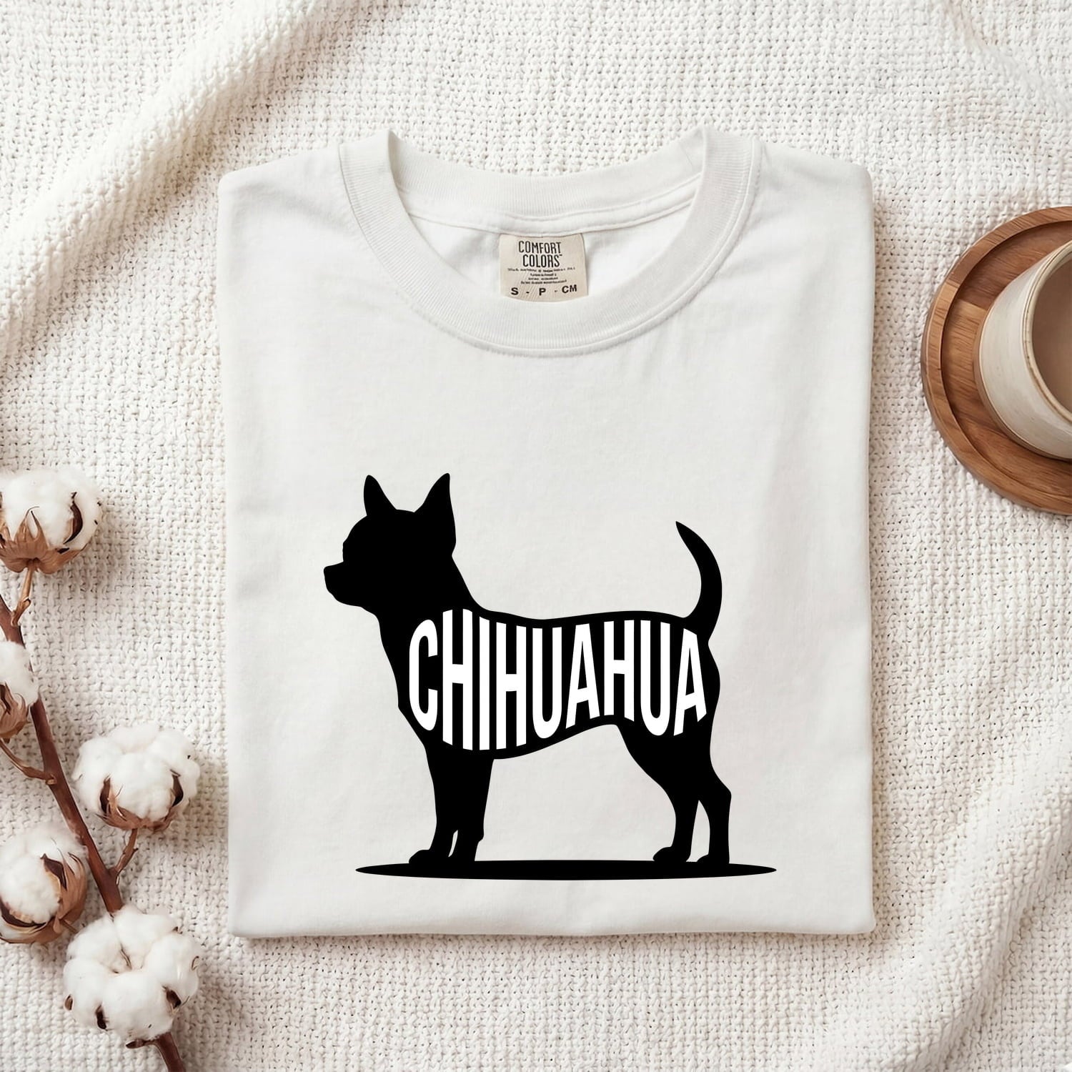 Chihuahua Shirt for Women – Plain Simple Stylish Clear Print Pet Accessories Dog Graphic Tee