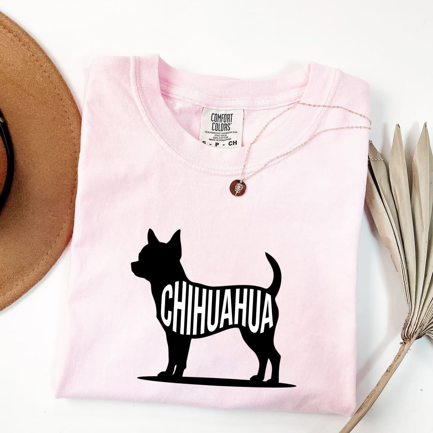 Chihuahua Shirt for Women – Plain Simple Stylish Clear Print Pet Accessories Dog Graphic Tee