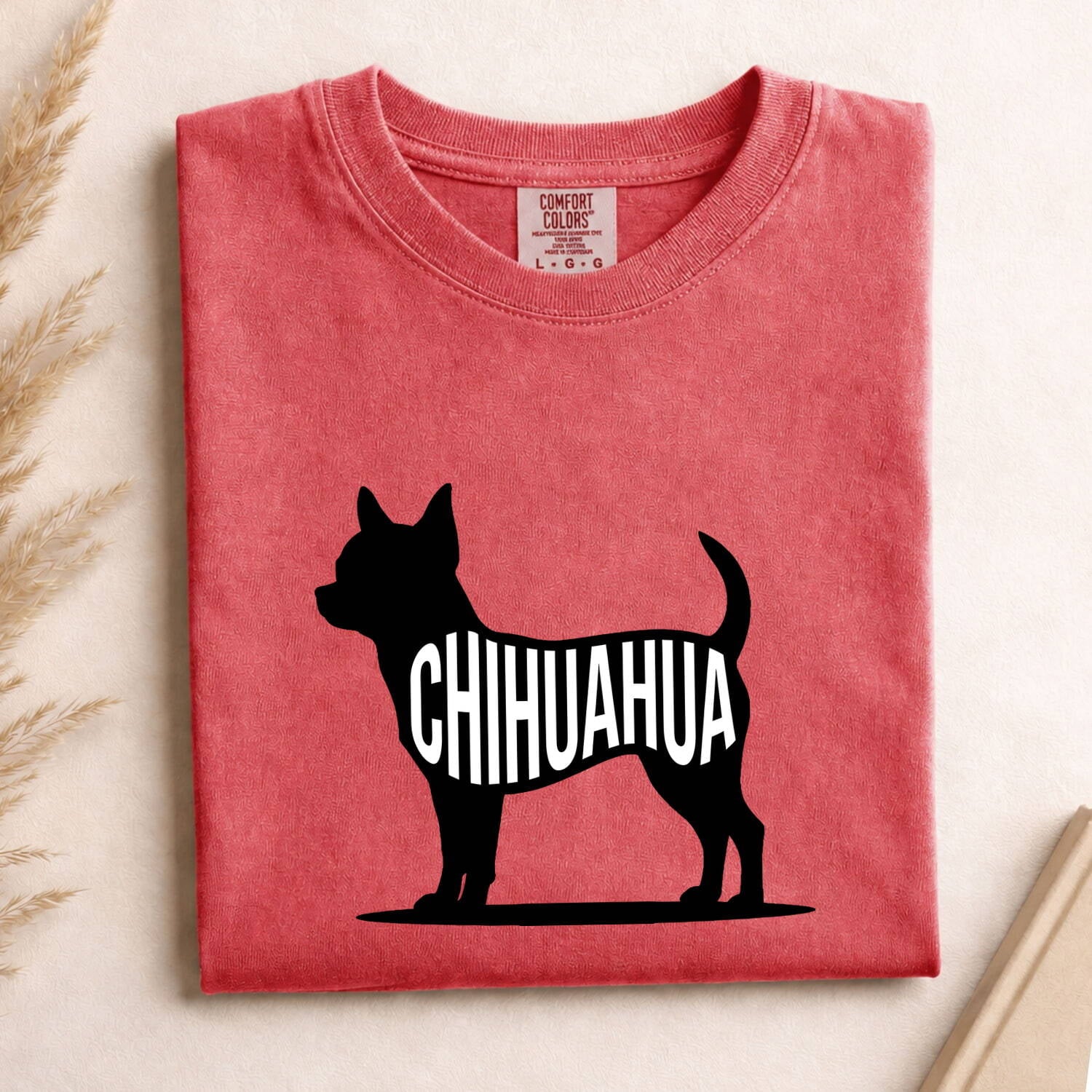 Chihuahua Shirt for Women – Plain Simple Stylish Clear Print Pet Accessories Dog Graphic Tee