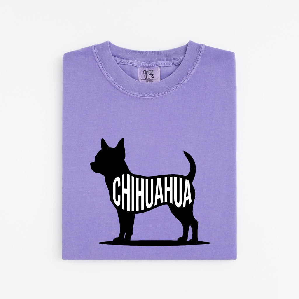 Chihuahua Shirt for Women – Plain Simple Stylish Clear Print Pet Accessories Dog Graphic Tee