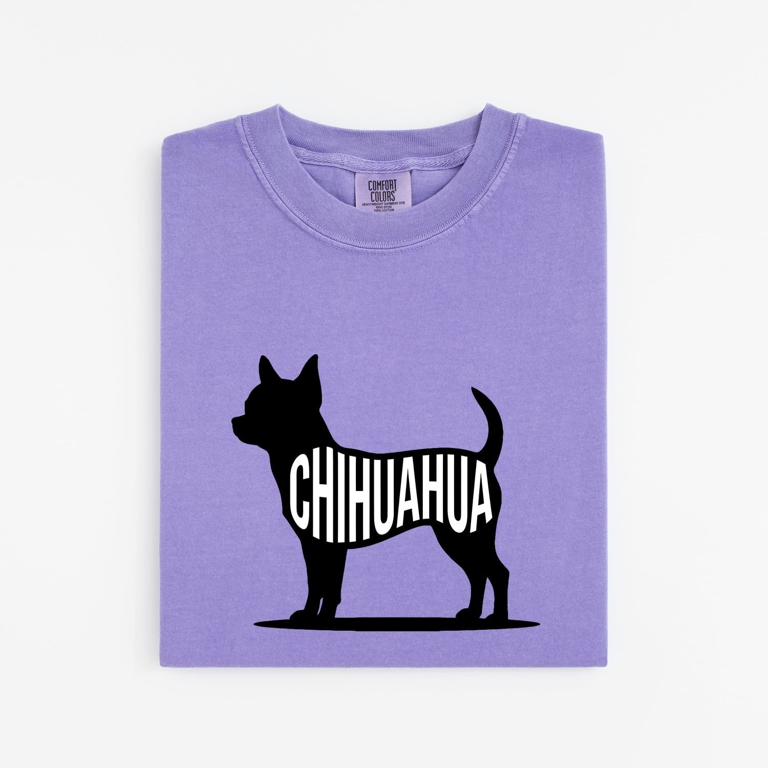 Chihuahua Shirt for Women – Plain Simple Stylish Clear Print Pet Accessories Dog Graphic Tee