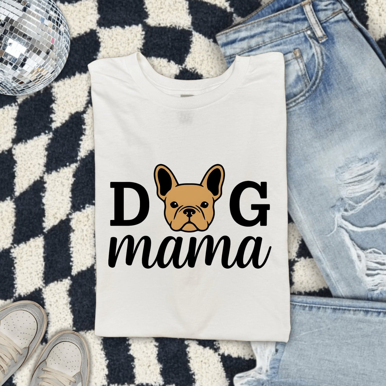 French Bulldog Shirt for Women – Vibrant Pet Grooming Basic Dog Parent Frenchie Graphic Tee