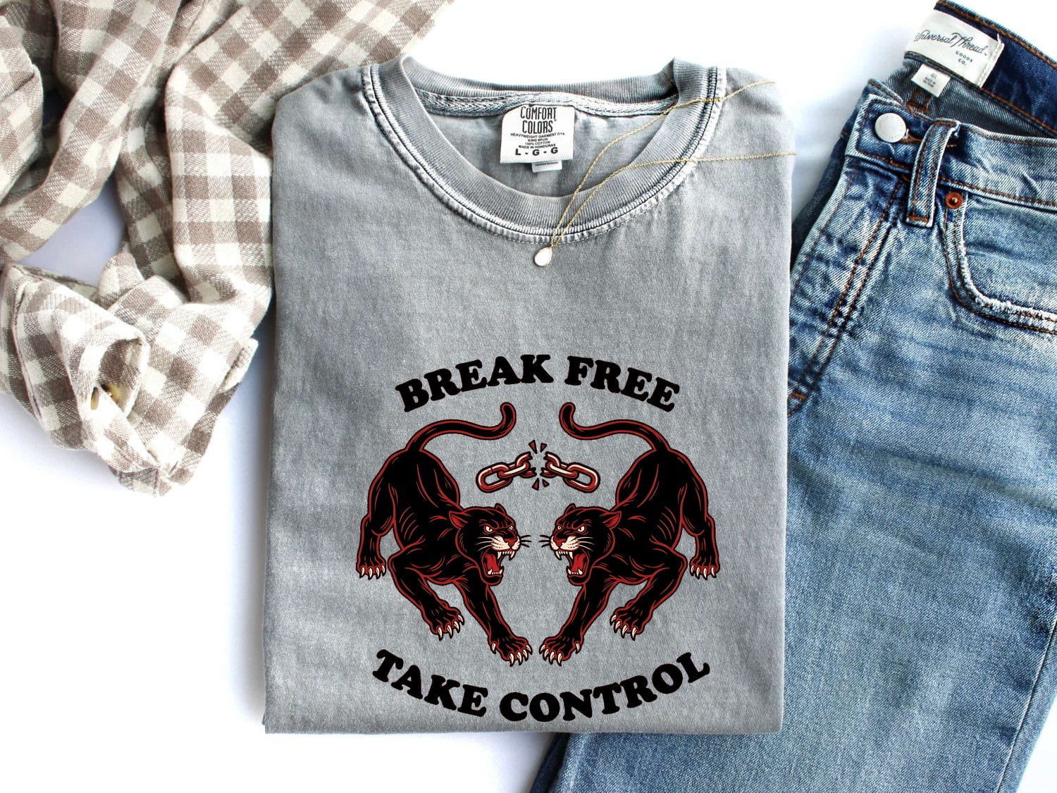 Black Cat Shirt for Women – Classic Old School Motivational Feline Graphic Tee