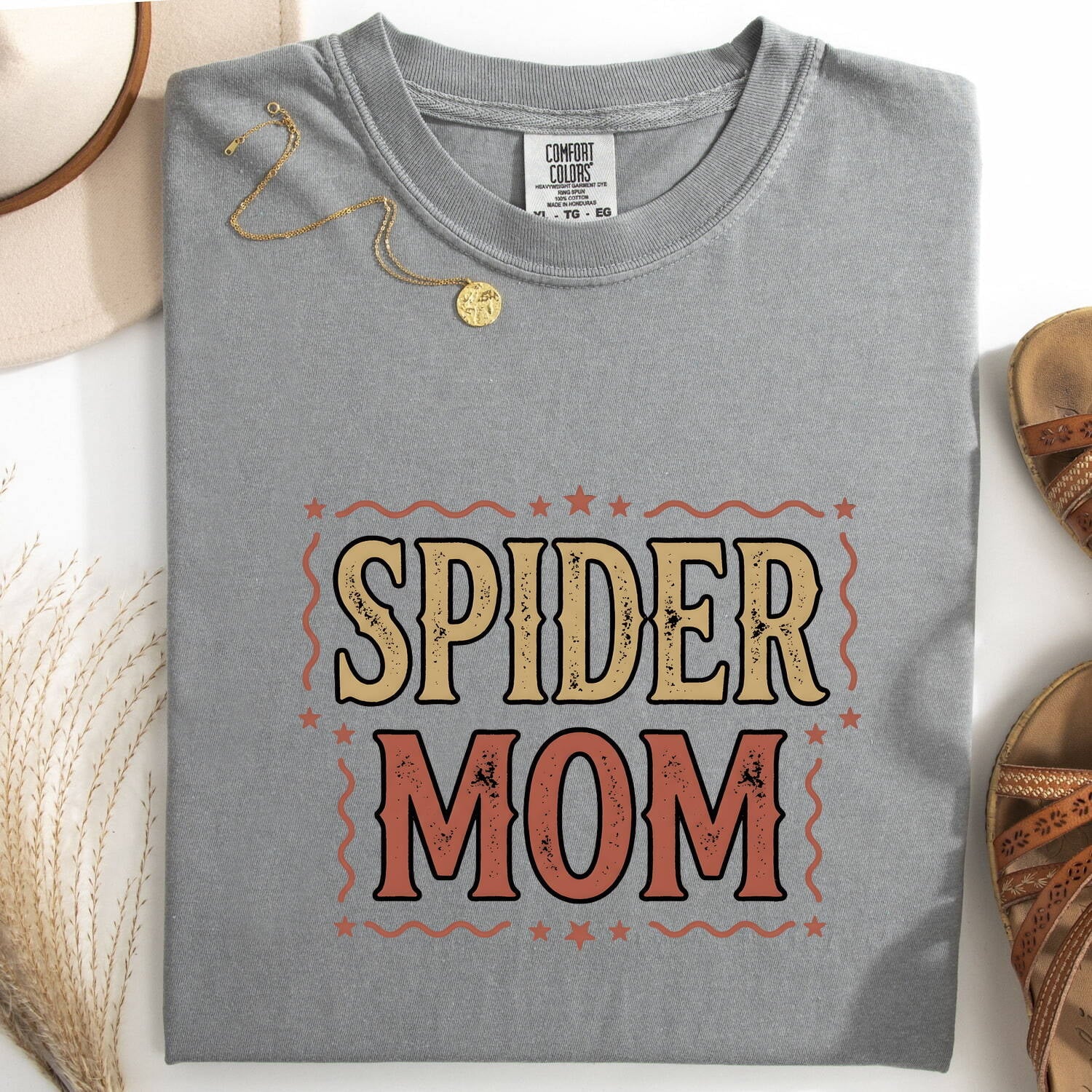 Spider Shirt for Women – Antique Tarot Mommy Arachnid Graphic Tee