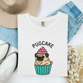 Pug Cupcake Shirt for Women – Anime Doodle Colorful Sprinkles Muffin Pet Graphic Tee