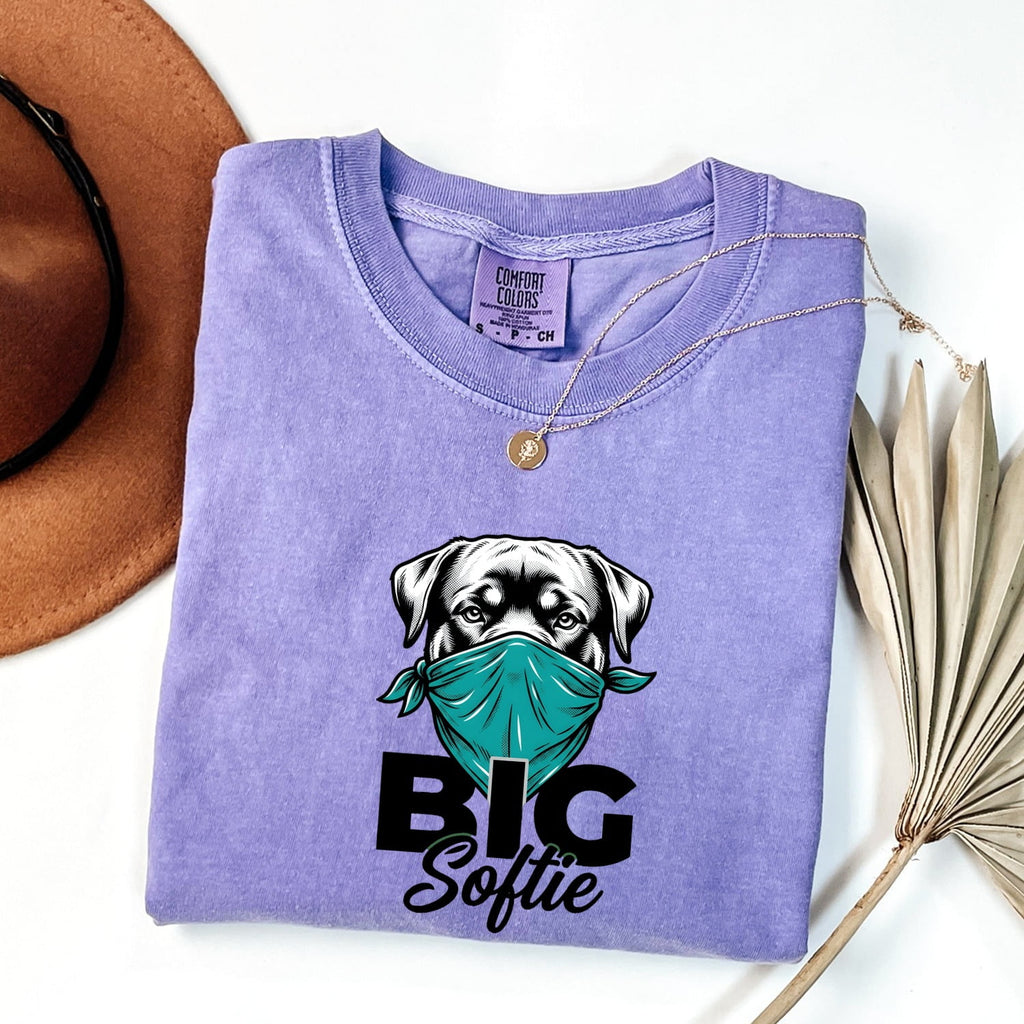 Dog Scarf Shirt for Women – Old School Vintage Retro Bandana Neckerchief Pet Graphic Tee