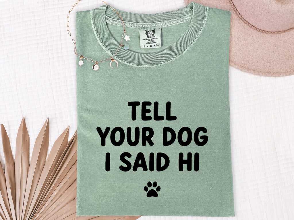 Paw Print Shirt for Women – Minimalist Playful Pet Humor Footprint Dog Graphic Tee