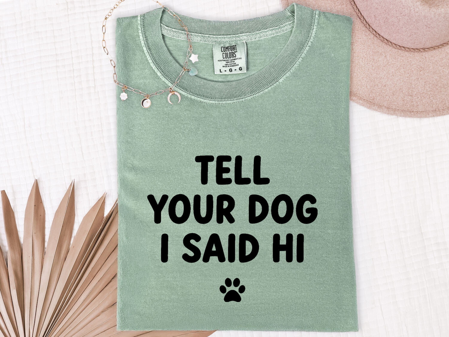 Paw Print Shirt for Women – Minimalist Playful Pet Humor Footprint Dog Graphic Tee