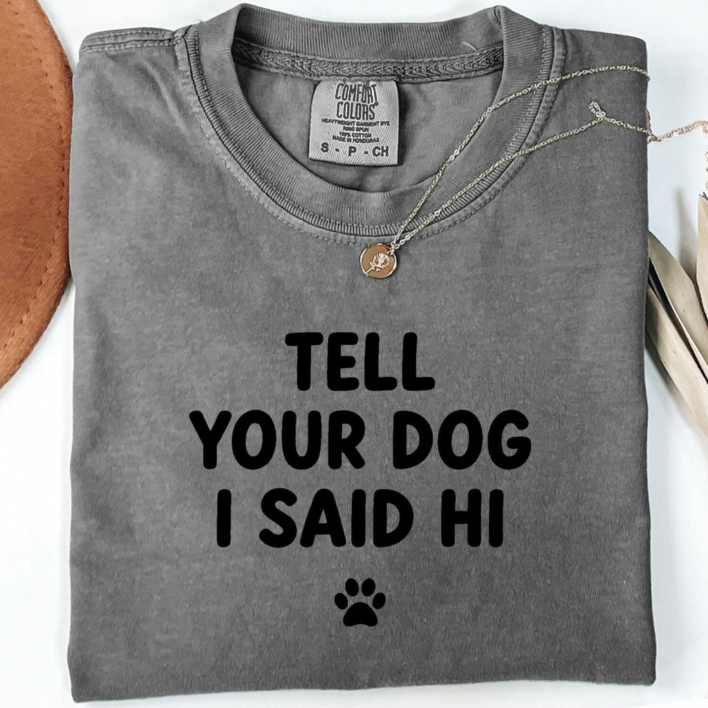 Paw Print Shirt for Women – Minimalist Playful Pet Humor Footprint Dog Graphic Tee