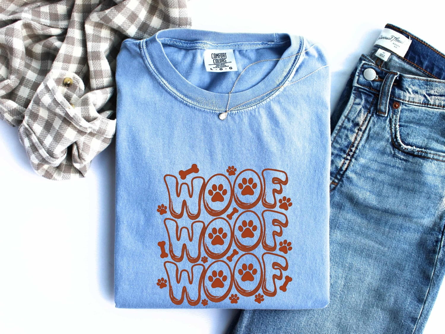 Valentine's Day Dog Shirt for Women – Charming Paw Print Cute Pet Illustration Graphic Tee