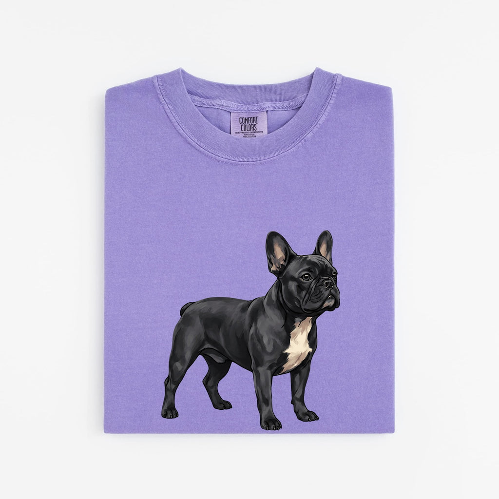 French Bulldog Shirt for Women – Detailed Clean Canine Fauna Animal Dog Graphic Tee