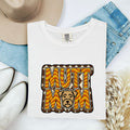 Rescue Dog Shirt for Women – Adopted Canine Checked Pattern Illustration Graphic Tee