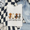 Halloween Dachshund Shirt for Women – Funny Wiener Dog Monster Costume Graphic Tee