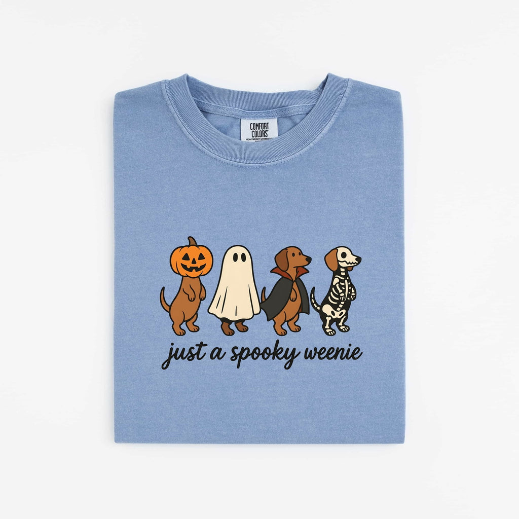 Halloween Dachshund Shirt for Women – Funny Wiener Dog Monster Costume Graphic Tee