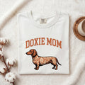 Dachshund Shirt for Women – Nostalgic Cartoon Blossom Print Wildlife Wiener Dog Graphic Tee